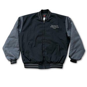 Vintage Red Kap Trucker Bomber Jacket Men’s Size XL Rare Made In USA Zipper.